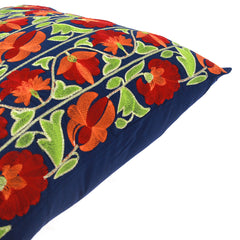 KASHMIRI BAIL EMB CUSHION COVER 18X18"