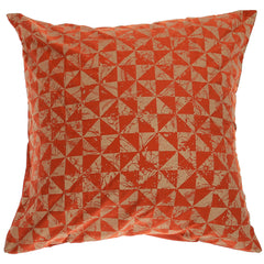Floral Triangle Cushion Cover 18x18