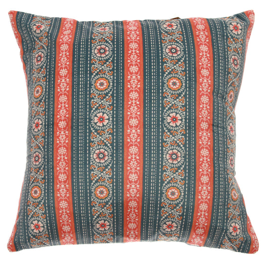 Floral Stripes Cushion Cover 18x18 (SUB)