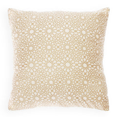 Geometric Pattern White Cushion Cover 18x18"(RM)