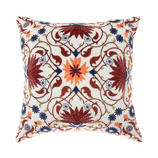 KASHMIRI STITCH CUSHION COVER 16X16" - Habitt