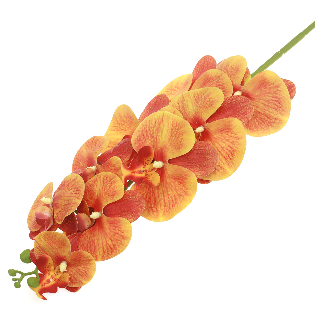 ORCHID FLOWER STICK.PLASTIC...ORANGE