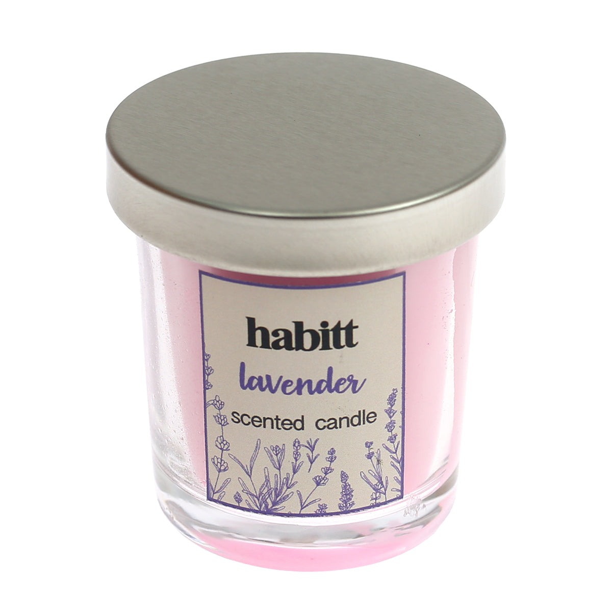Mini Glass Jar Candle Lavender