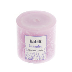 Lavender Pillar Candle 2x2" - Habitt