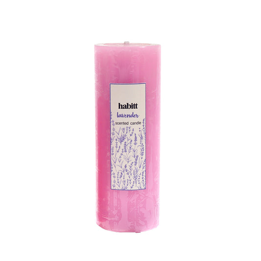 Lavendor Pillar Candle 2x6" - Habitt
