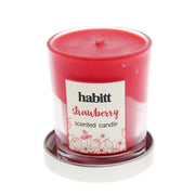 Mini Glass Jar Candle Strawberry - Habitt