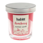 Mini Glass Jar Candle Strawberry - Habitt