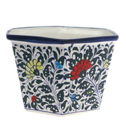 Planter Ceramic Multi small Blue Pottery - Habitt