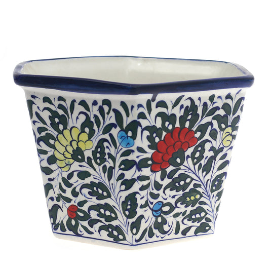 Planter Ceramic Multi small Blue Pottery