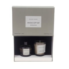 REEDS & FRESHER CANDLE SET Gray...32015