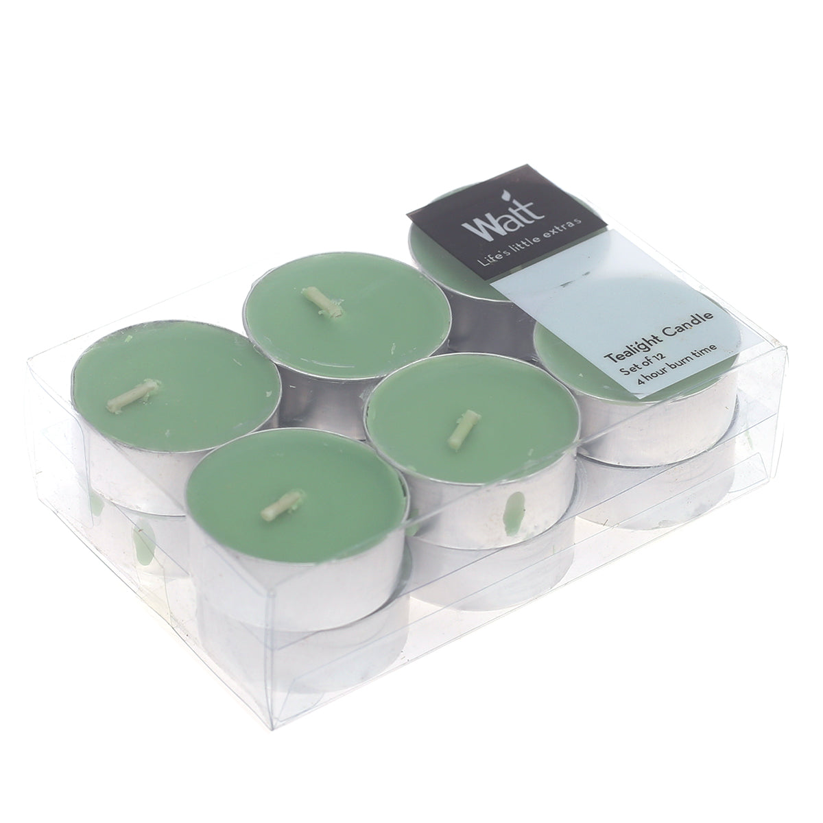 T LITE 12PC THIC GREEN.Colored Wax...87-1 63-1