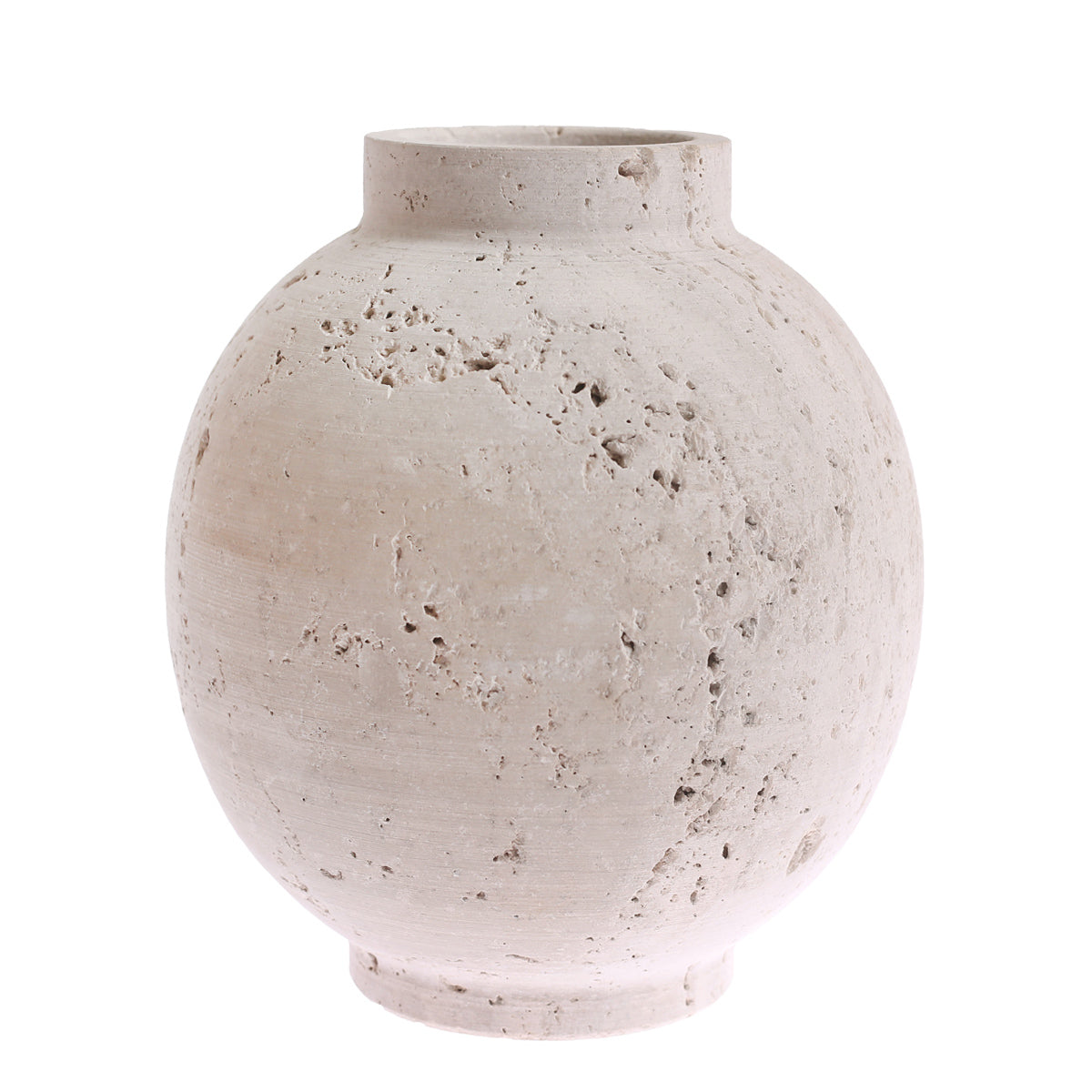 Deshaped Vase TraverTine