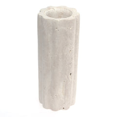 Line Texture Vase TraverTine