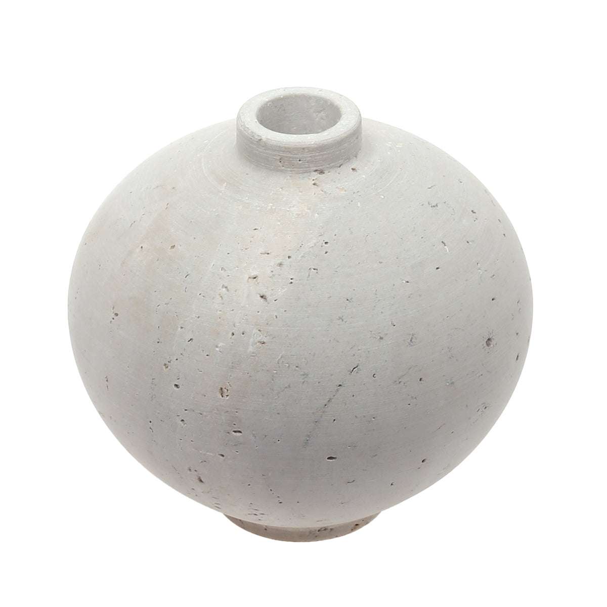 Textured Table Vase TraverTine