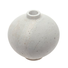 Textured Table Vase TraverTine