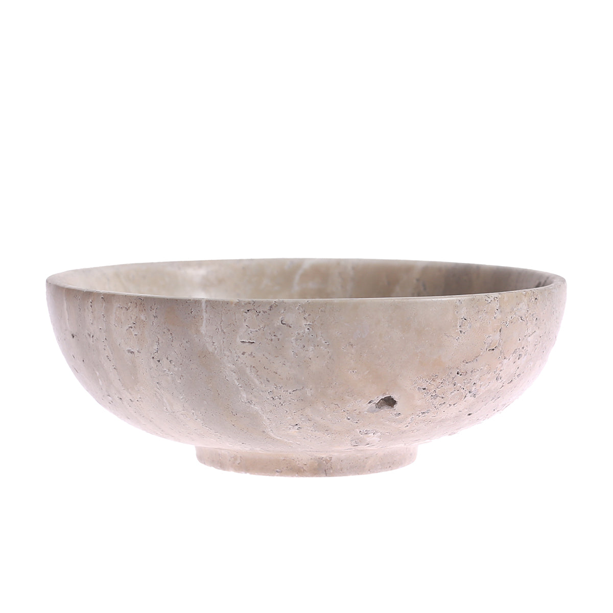 BOWL 9X9X3.MARBLE.BEIGE