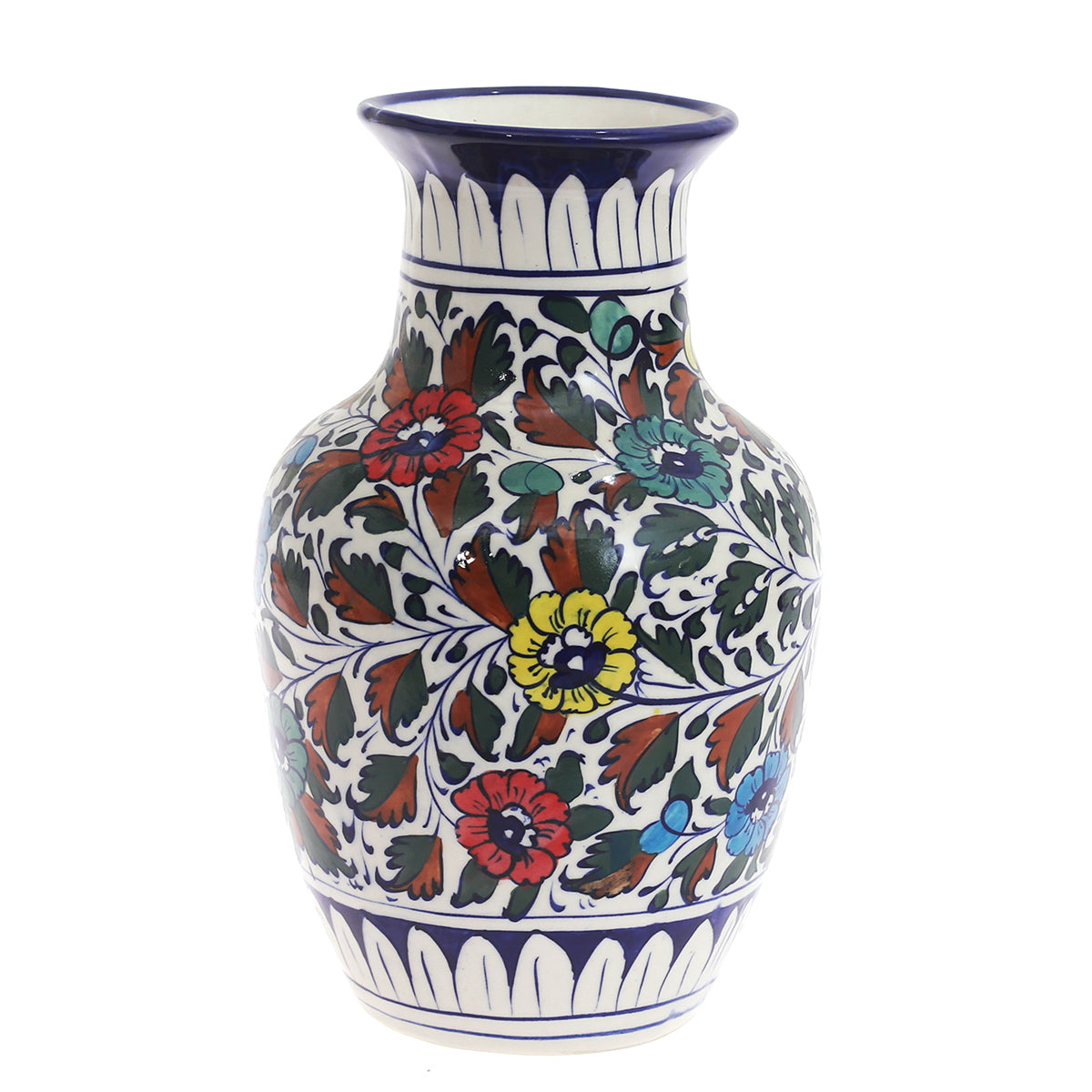 Vase MV No.1. Caramics Multi Blue Potter