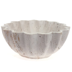 FLUTED BOWL 12X12X5(No Polish)