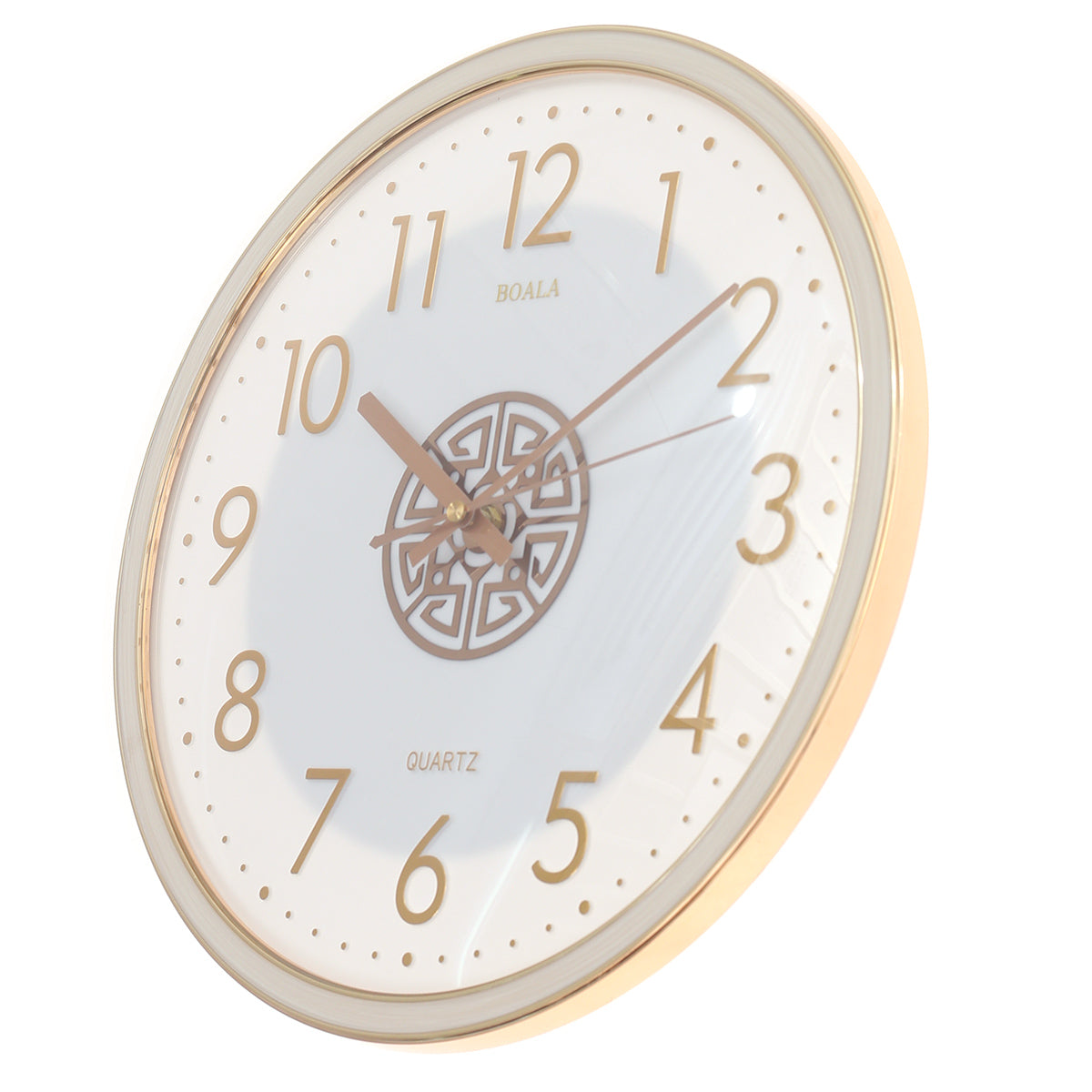 WALL CLOCK.Metal.GOLDEN..7777