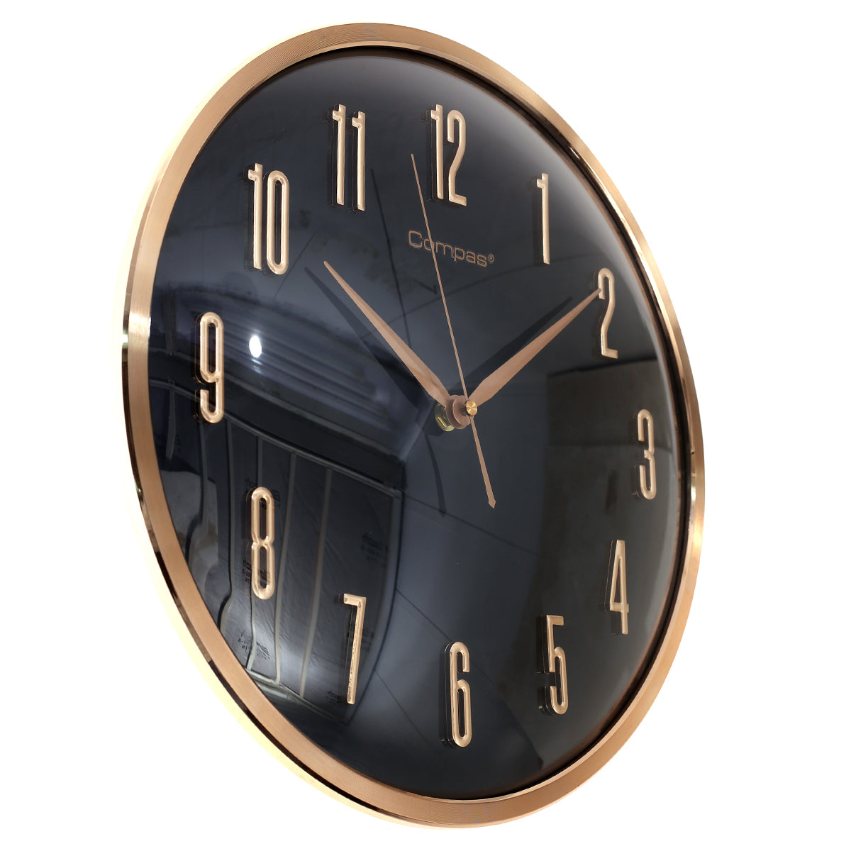 WALL CLOCK.METAL.12X12 INC.ART-3260