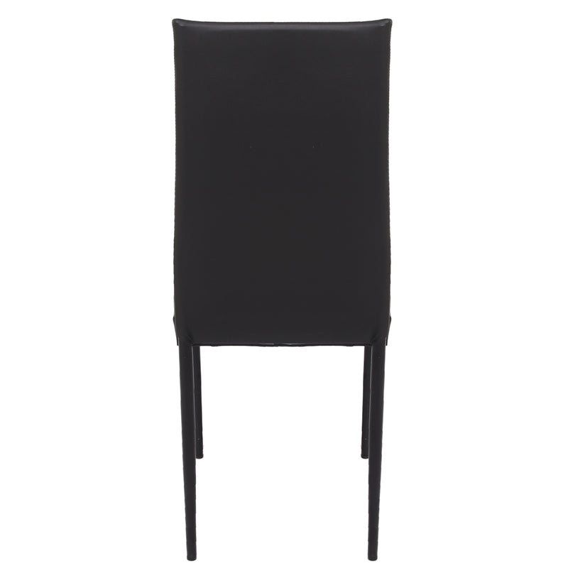 Buy 1 Get 1 Offer Ease Stripe Dining Chair (Black) - Habitt