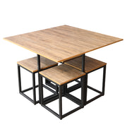 Finn dining with 4 Stool - Habitt