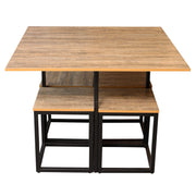 Finn dining with 4 Stool - Habitt
