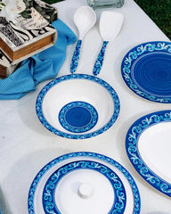 Azure Bliss Dinner Set – Serene Blue Elegance for Refined Dining (22 / 30 / 43 PCS)