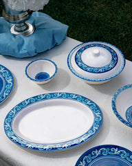 Azure Bliss Dinner Set – Serene Blue Elegance for Refined Dining (22 / 30 / 43 PCS)