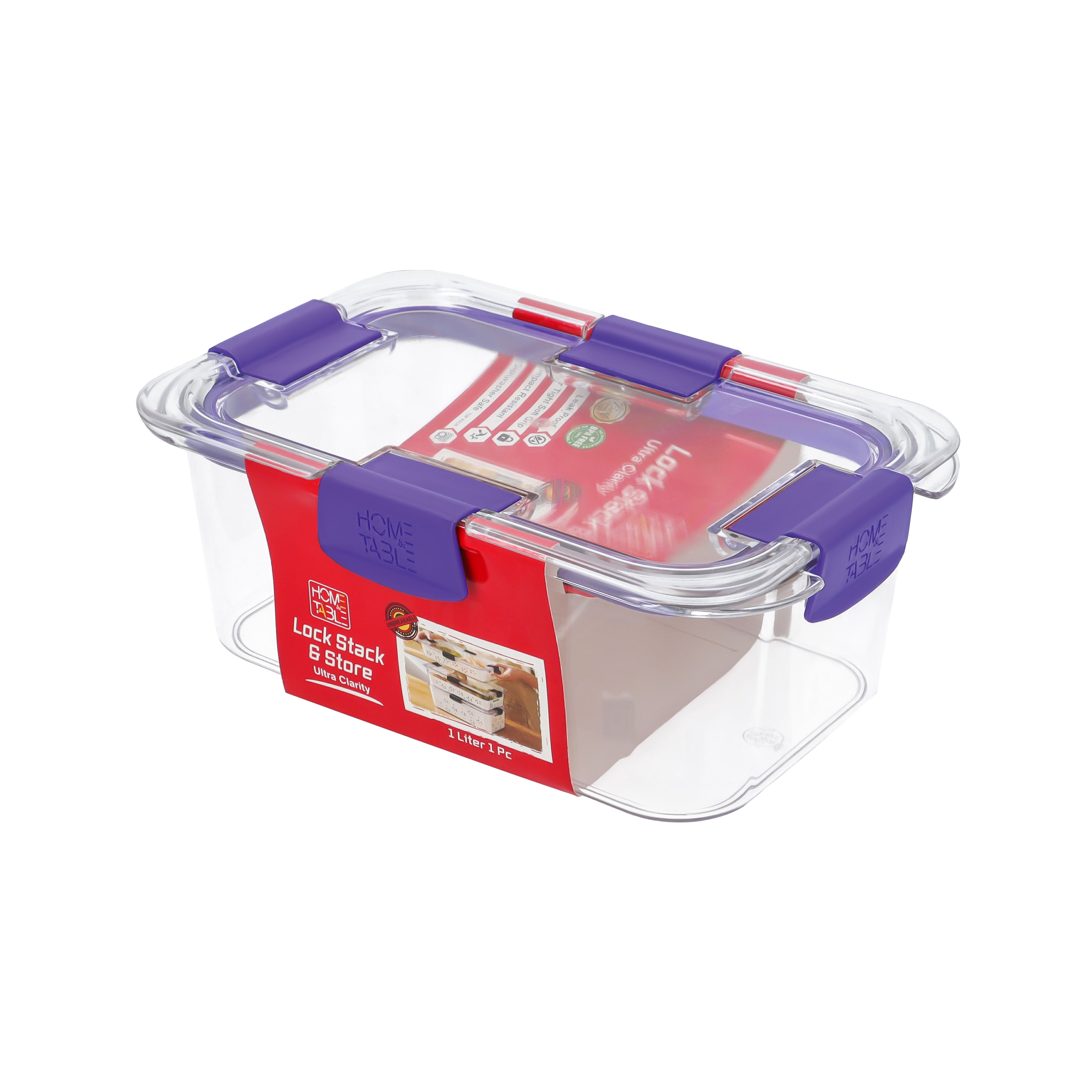 Transparent Storage Box 1.0 Ltr