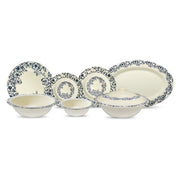 Azure Blossom Dinner Set – Timeless Floral Elegance for Refined Dining (22 / 30 / 43 PCS) - Habitt
