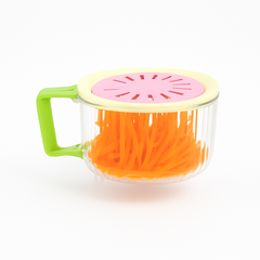 1Pc Handy Fruit Bowl with Detachable Drain Lid – Quick Rinse & Serve Bowl