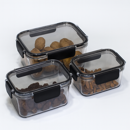 Plastic Storage Box – Small | Medium | Large (Stackable Organizer with Lid)