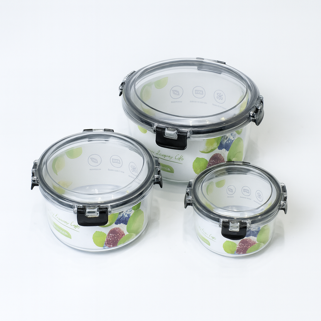 Plastic Storage Box – 550ml | 1200ml | 2200ml (Airtight & Leak-Proof)