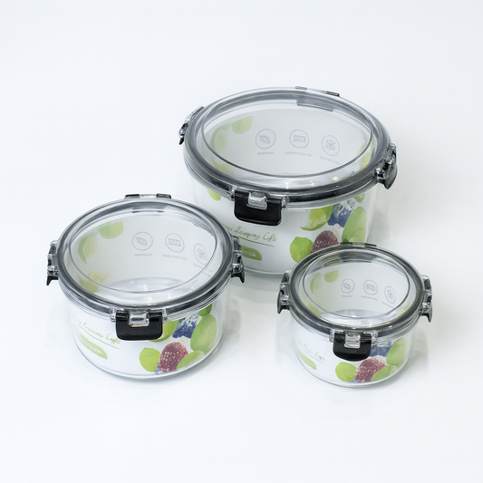 Plastic Storage Box – 550ml | 1200ml | 2200ml (Airtight & Leak-Proof)