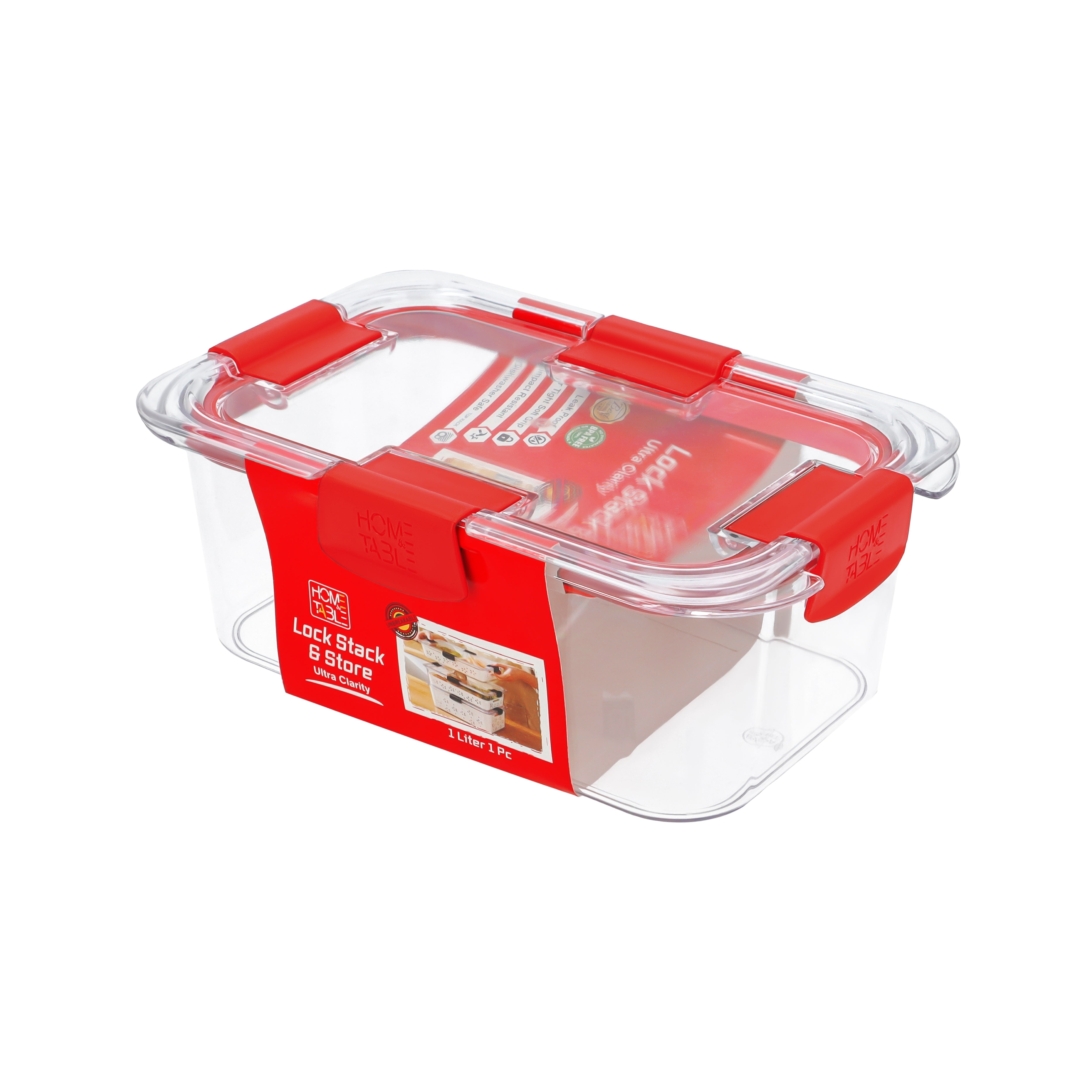 Transparent Storage Box 1.0 Ltr