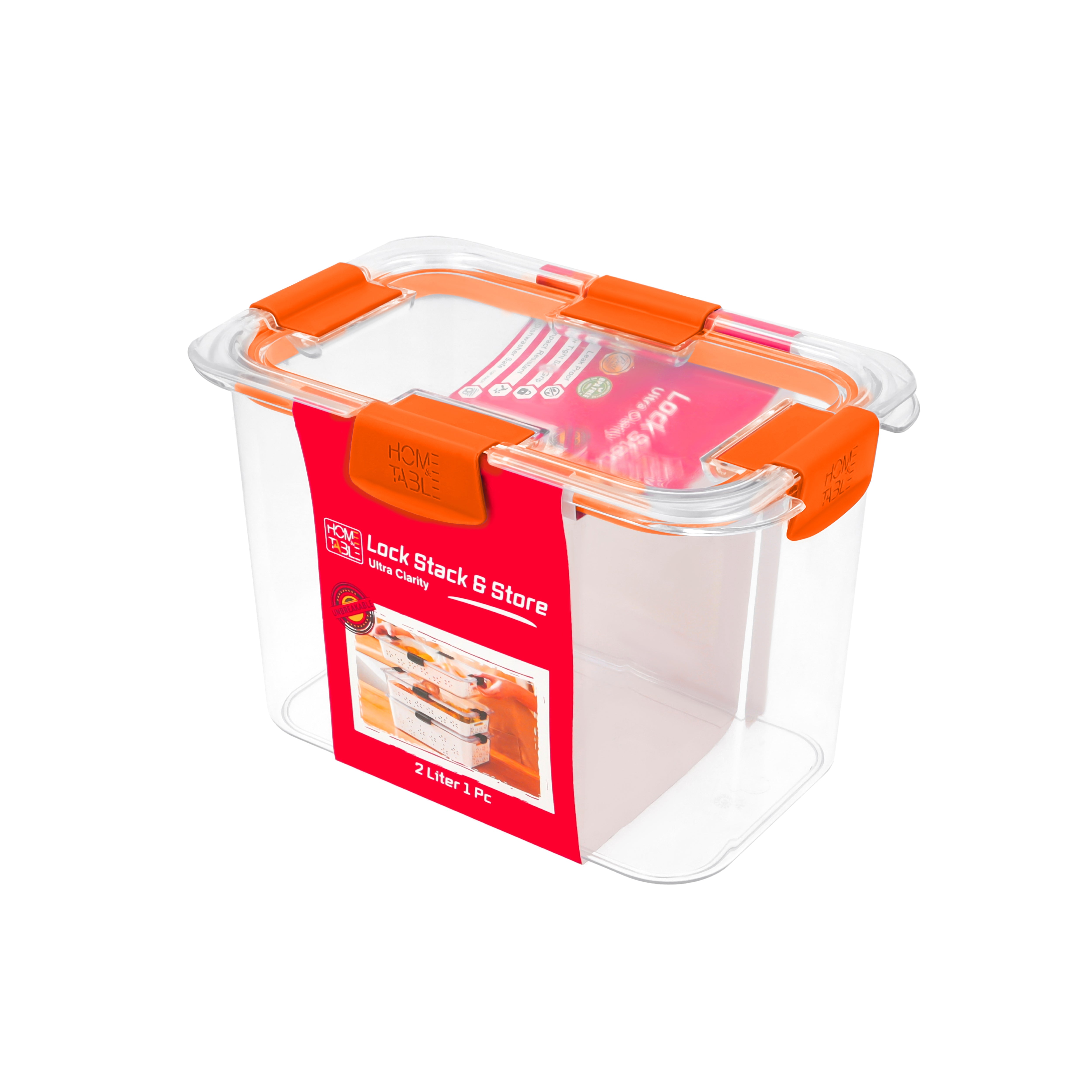 Transparent Storage Box 2 Ltr