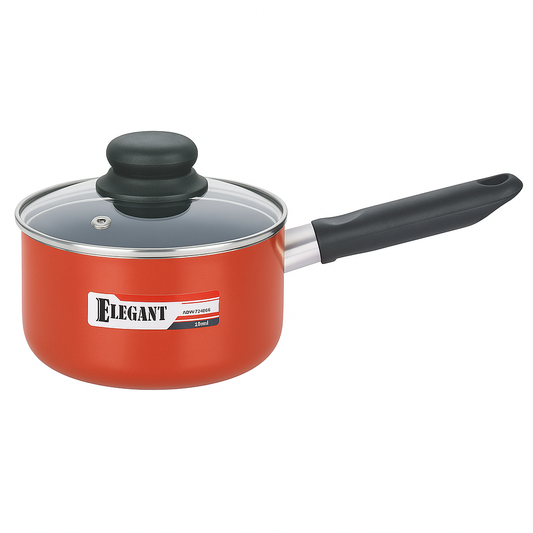 Elegant Servo Sauce Pan with Glass Lid – Multiple Sizes (16cm, 18cm & 20cm)