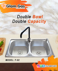 Buy Glam Gas F-02 |Smart Kitchen Sink kitchen basin in Pakistan Price