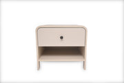 Harold Queen Bed – Solid Wood Frame with Upholstered Headboard - Habitt