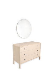 Harold Dresser – Solid Wood Finish with Woven Cane Detailing - Habitt