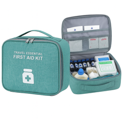 Portable First Aid Medicine Storage Bag – Travel Emergency Organizer