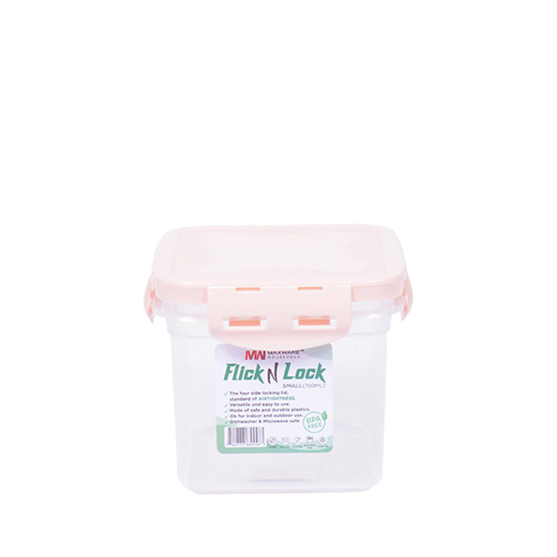 1pc Flick N Lock Small – 750 ml Airtight Food Storage Container - Habitt