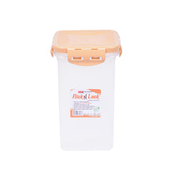 1pc Flick & Lock Large – 1800 ml Airtight Food Storage Jar (White, Pink, Beige, Grey Lid Options)
