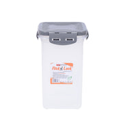 1pc Flick & Lock Large – 1800 ml Airtight Food Storage Jar (White, Pink, Beige, Grey Lid Options) - Habitt