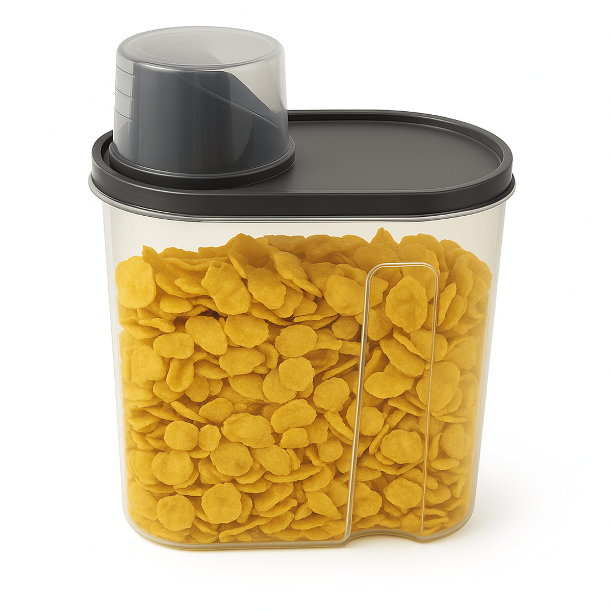 Airtight Cereal Jar – Small Food Storage Container with Pouring Spout - Habitt