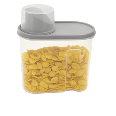Airtight Cereal Jar – Small Food Storage Container with Pouring Spout