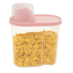 Airtight Cereal Jar – Small Food Storage Container with Pouring Spout