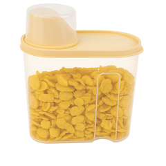 Airtight Cereal Jar – Small Food Storage Container with Pouring Spout