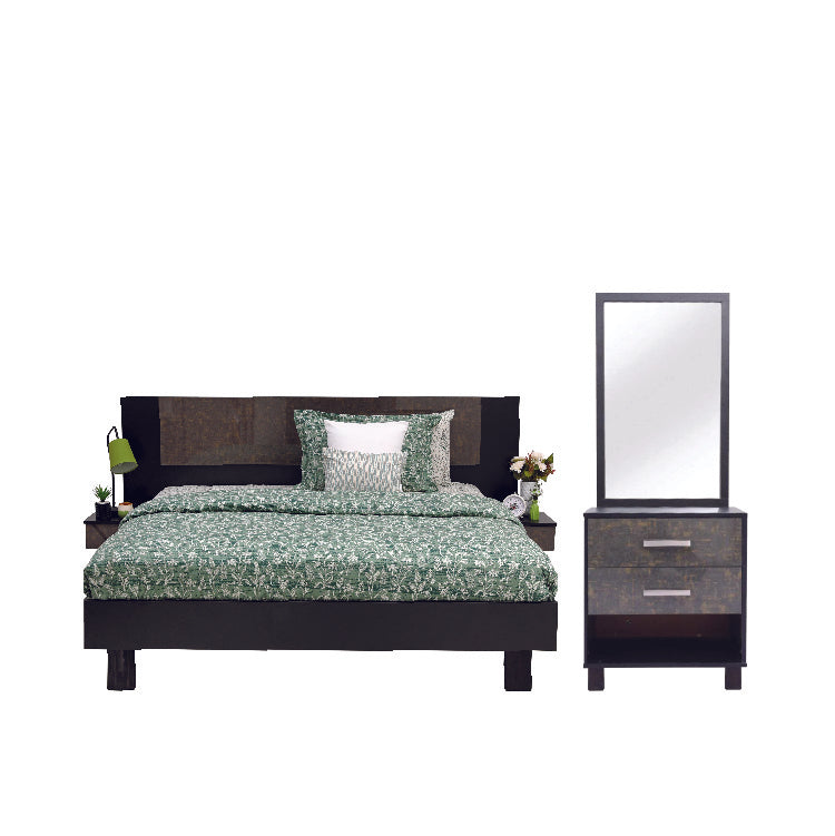 Novak - Bed with sides & Dresser